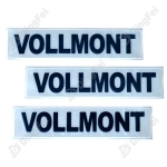 Reflective Patches - Silver White Vollmont PVC Cloth Vest Reflective Patches Label